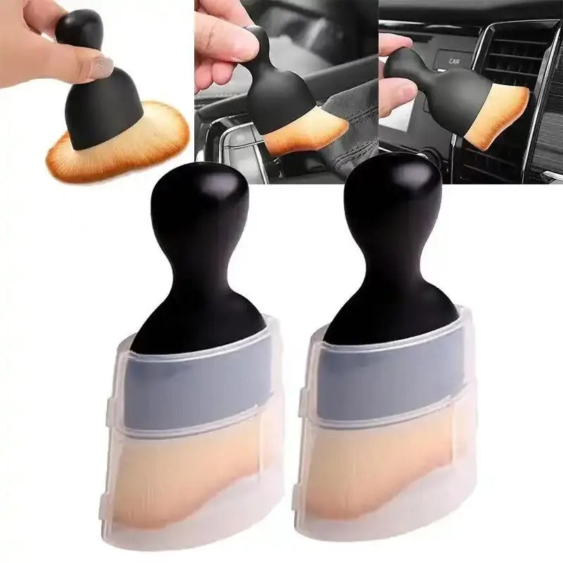 2 Pieces of Car Interior Cleaning Brush