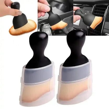 2 Pieces of Car Interior Cleaning Brush