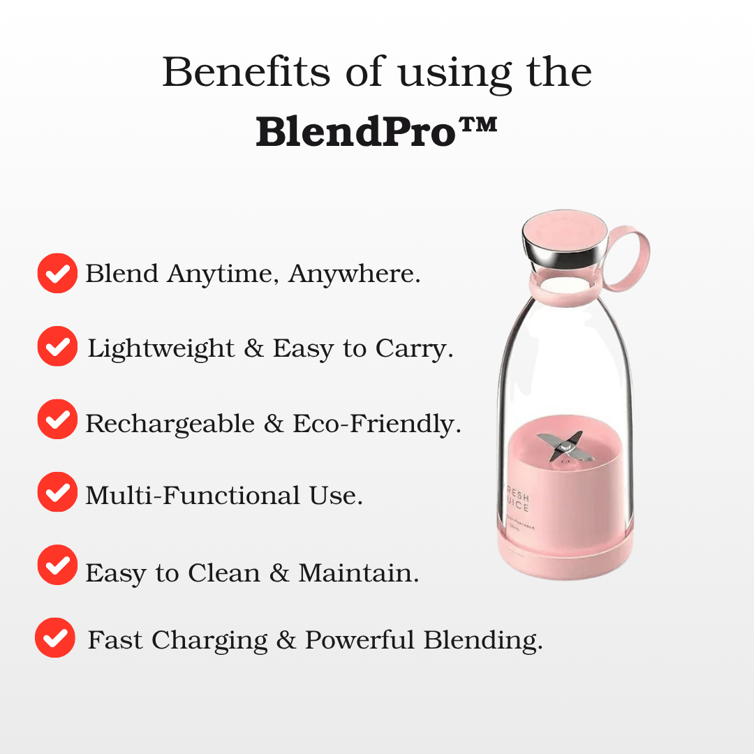 BlendPro™ - Portable Juice Blender